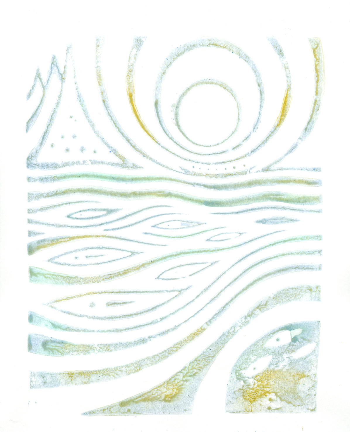 Voyage woodblock print