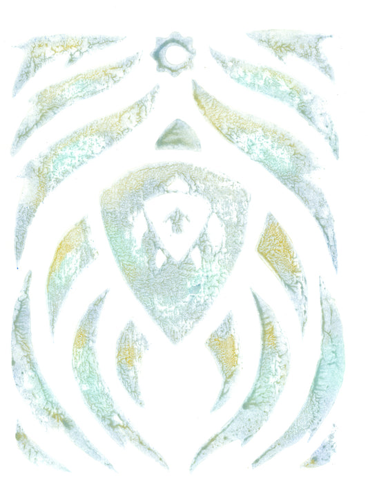 In the Light woodblock print
