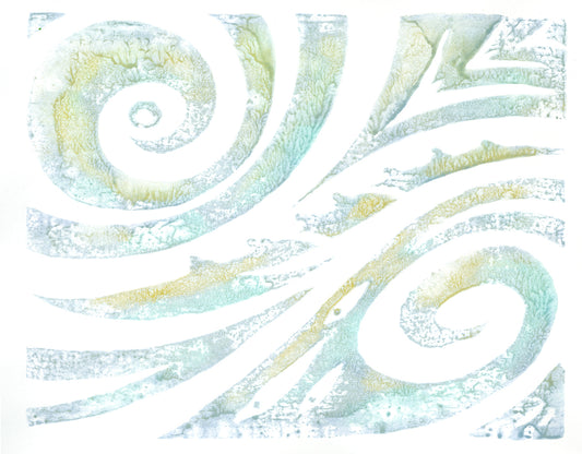 Imua woodblock print
